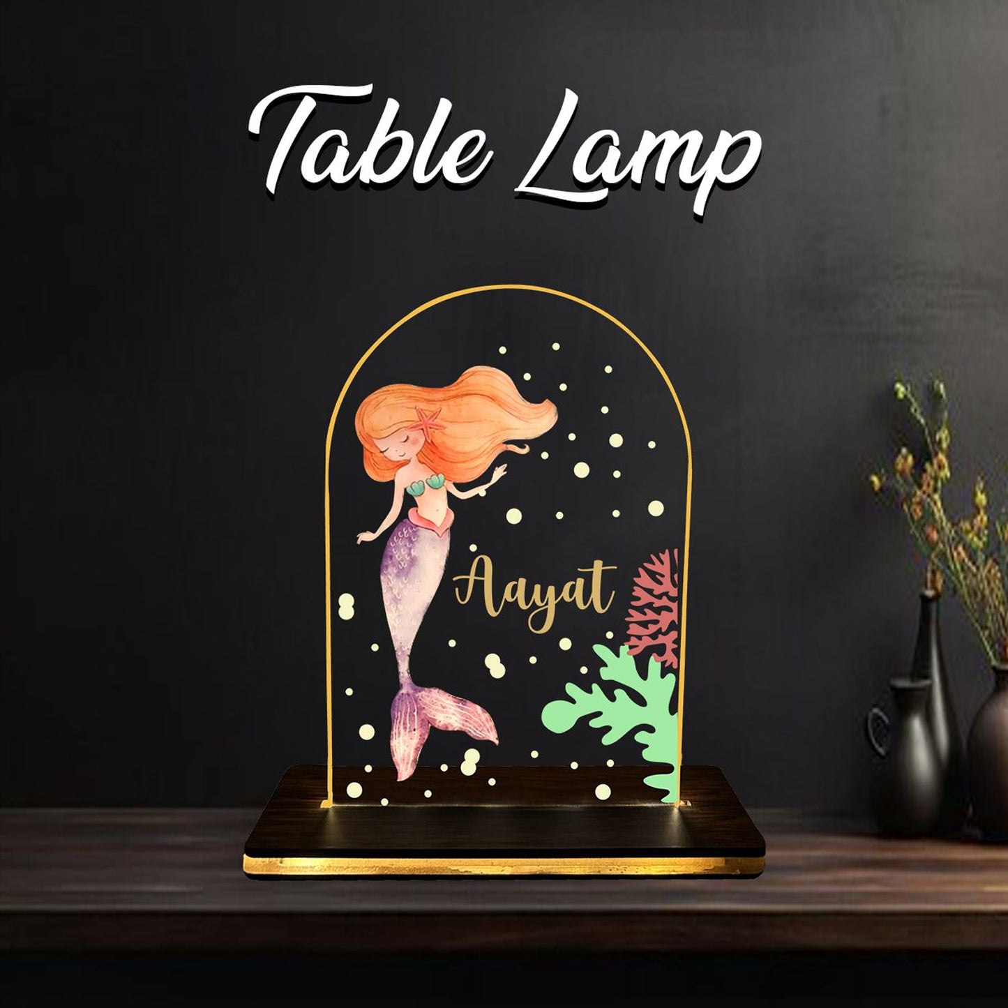 Landscape LED Acrylic Table Frame
