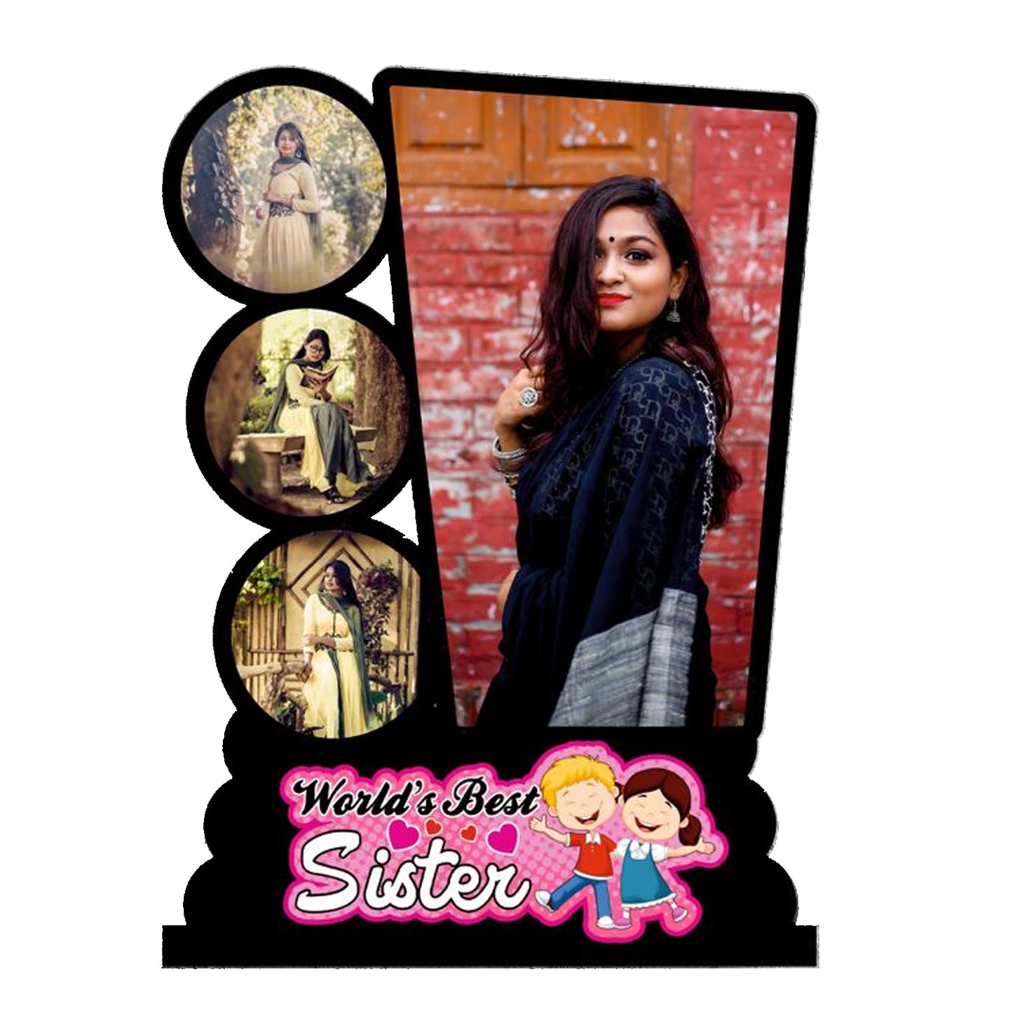 World's Best Sister Table Frame