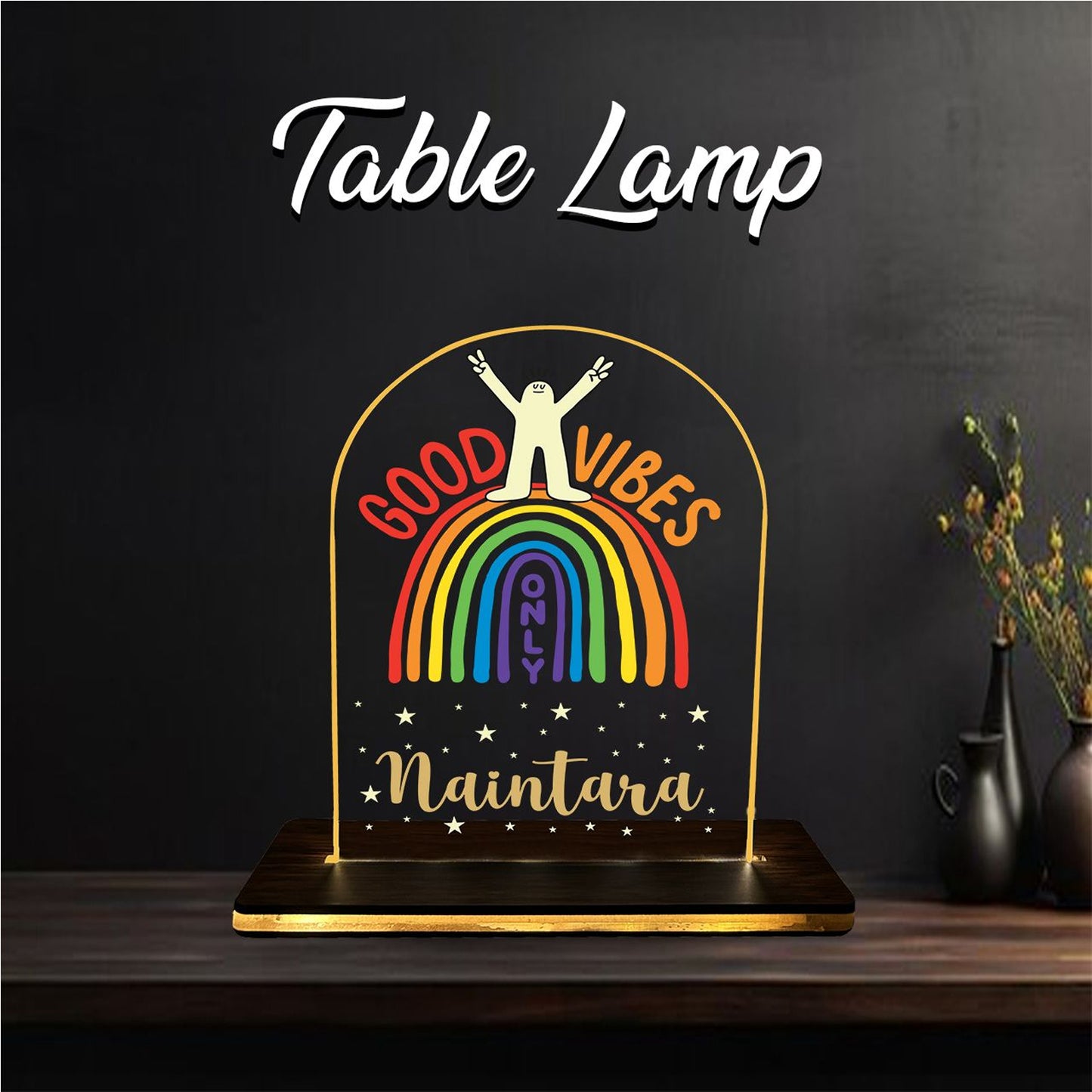 Landscape LED Acrylic Table Frame
