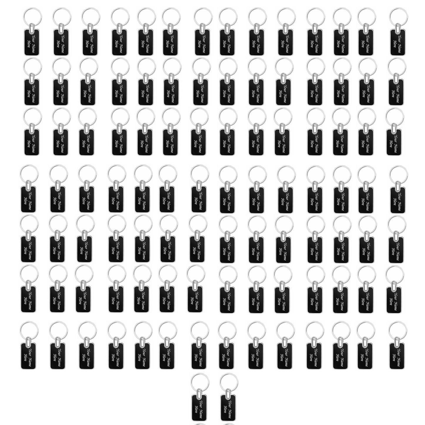 Customized metal Keychain (Pack of 10/20/30/40/50)