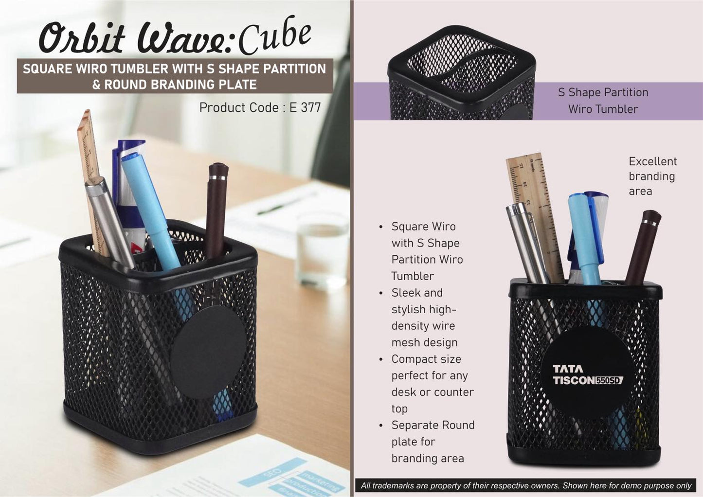 Square Wiro pen stand