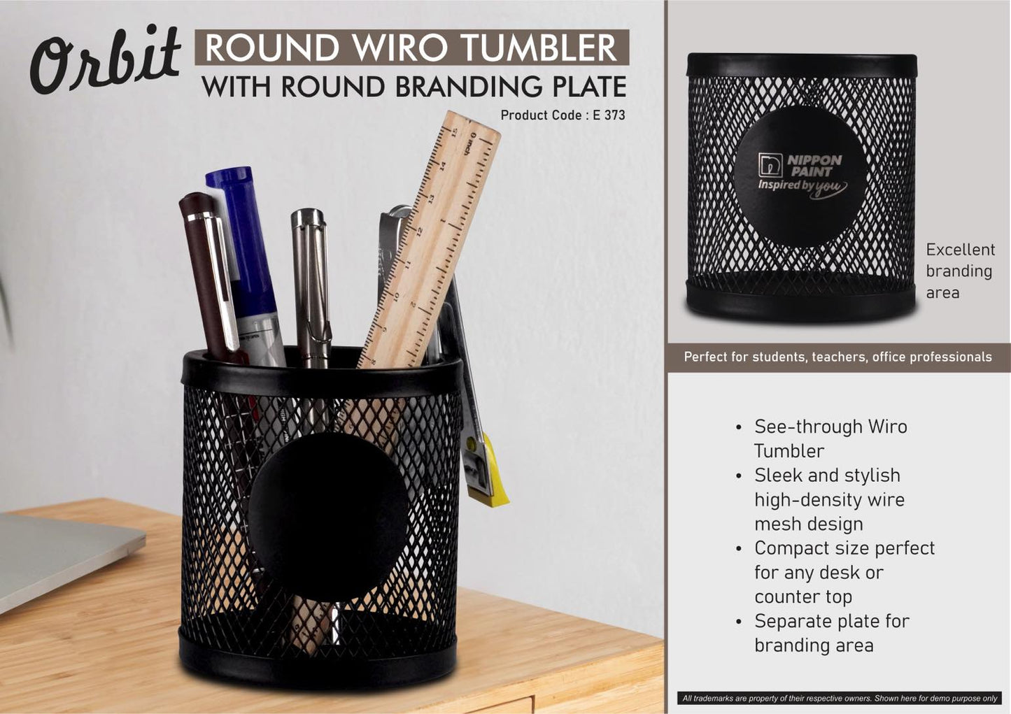 Round Wiro Pen Stand