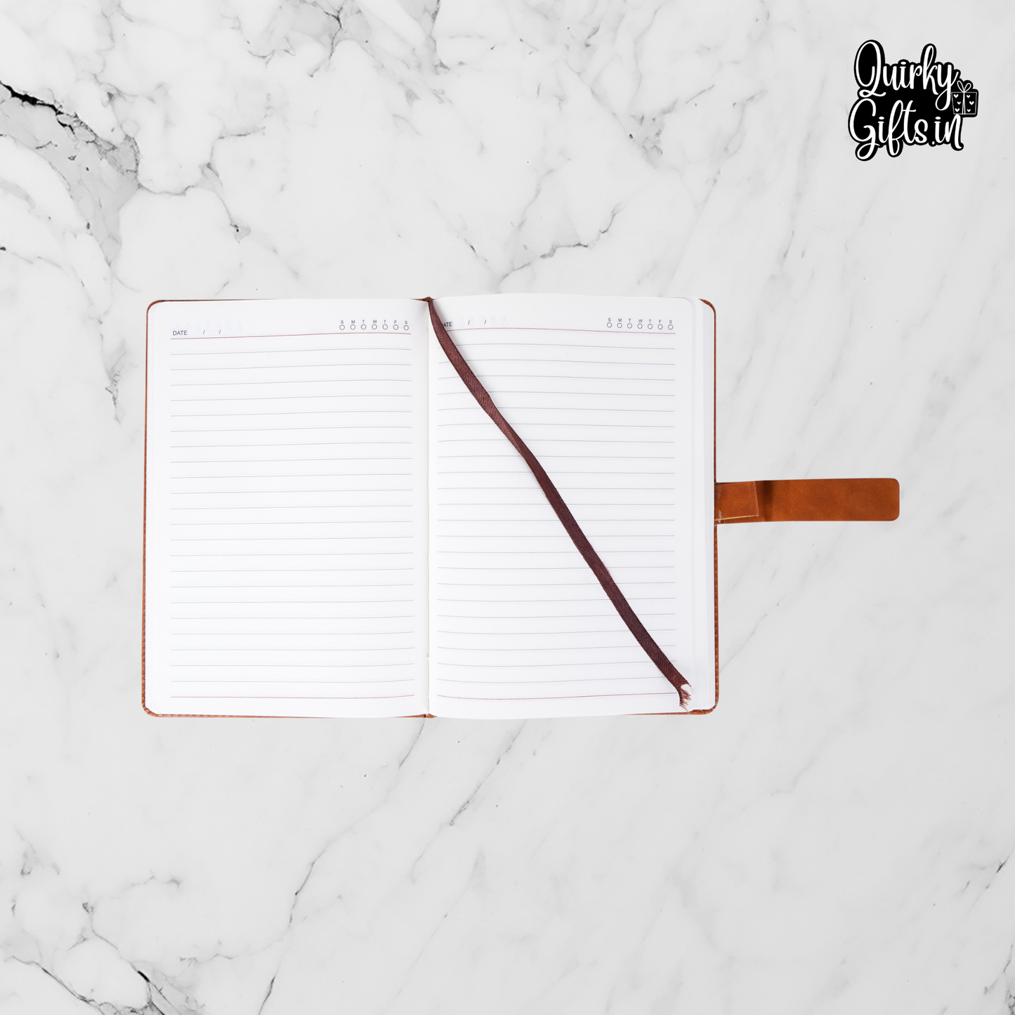 Personalized A5 Notebook | Tan