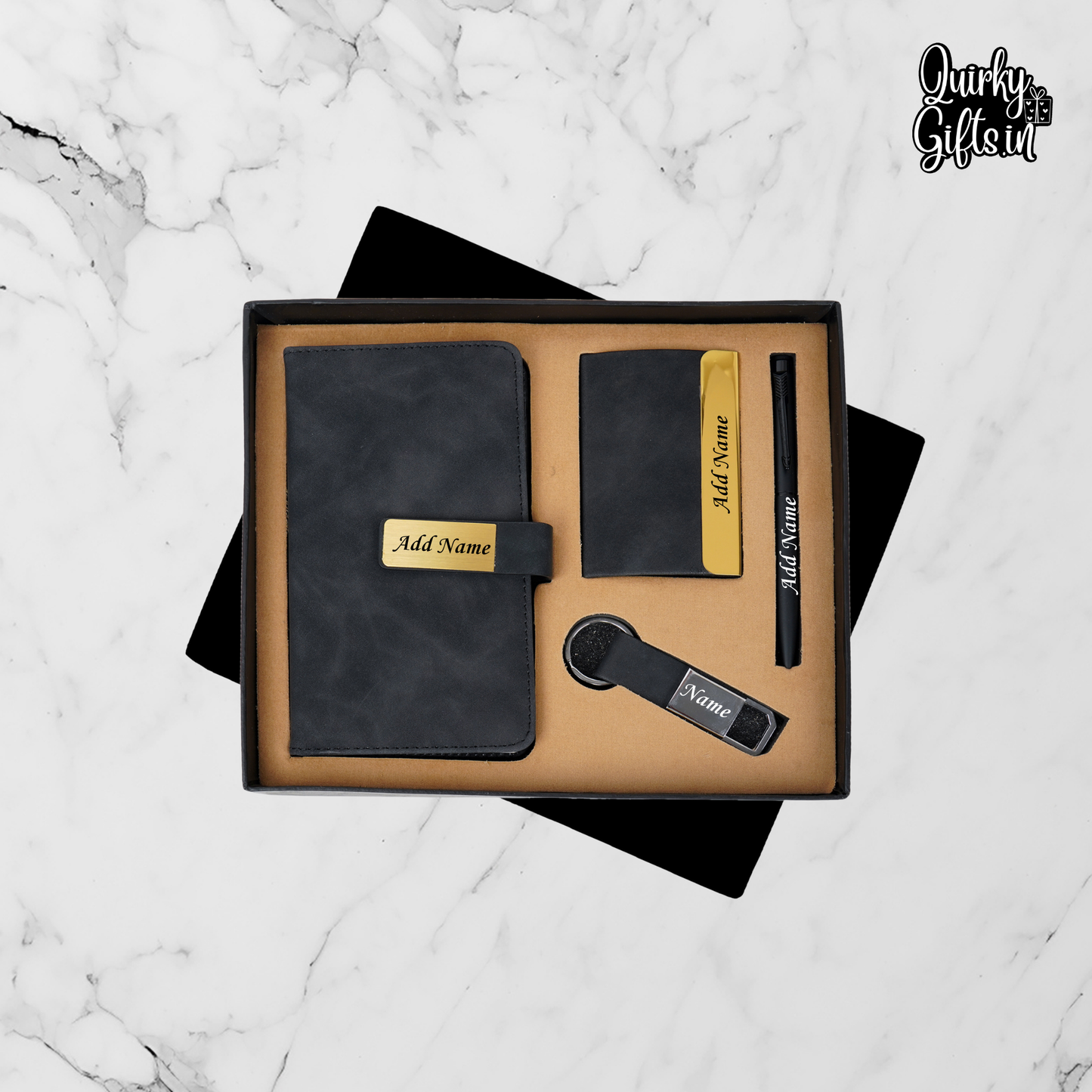 Set of 4 Gift set | Black