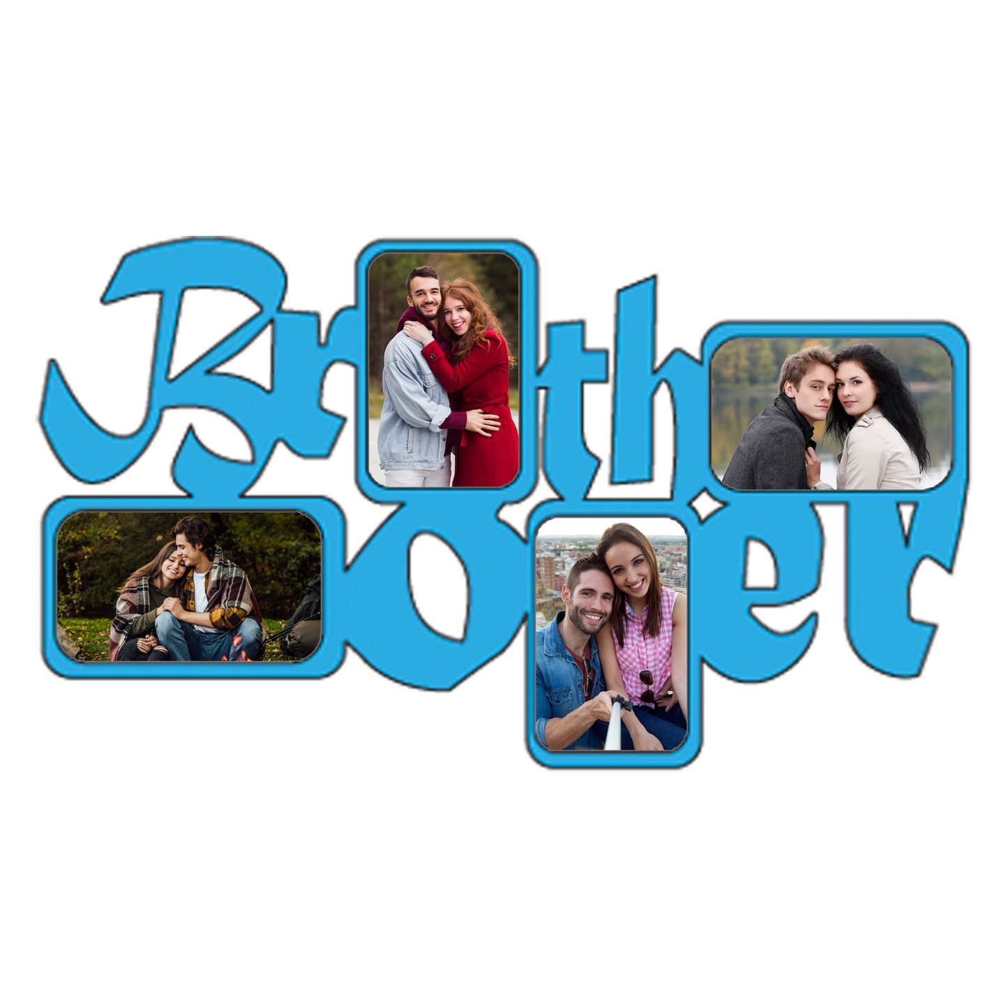 Brother Frame 8x15 inches