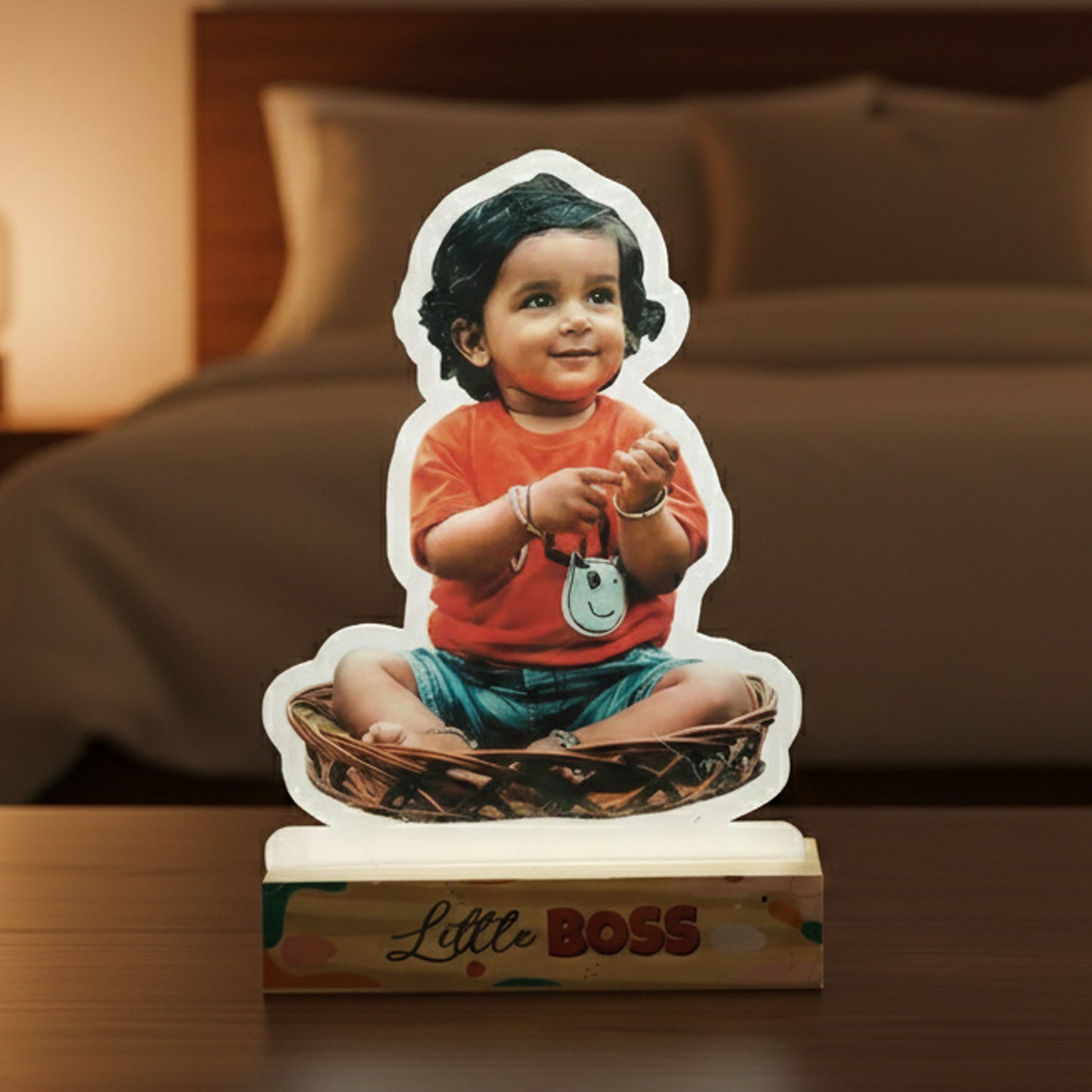 Personalized Wooden Cutout 8X6 Inches