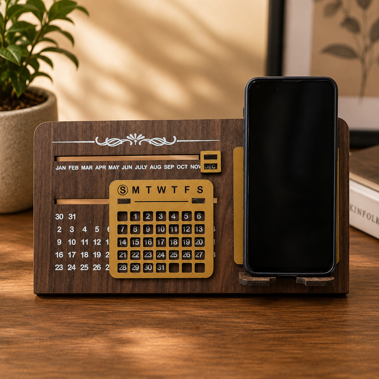 2 in 1 Calendar & Mobile stand frame