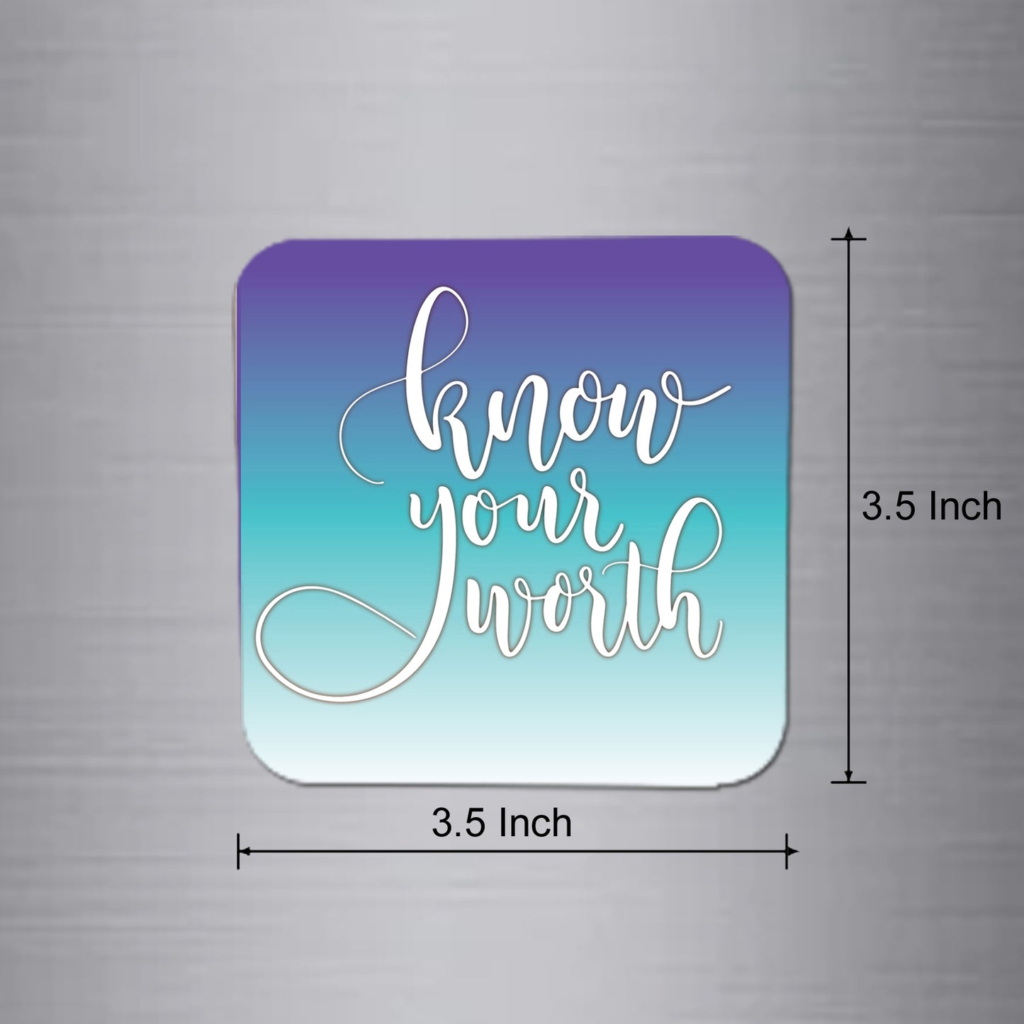 Fridge Magnet | Know Your Worth - FM018