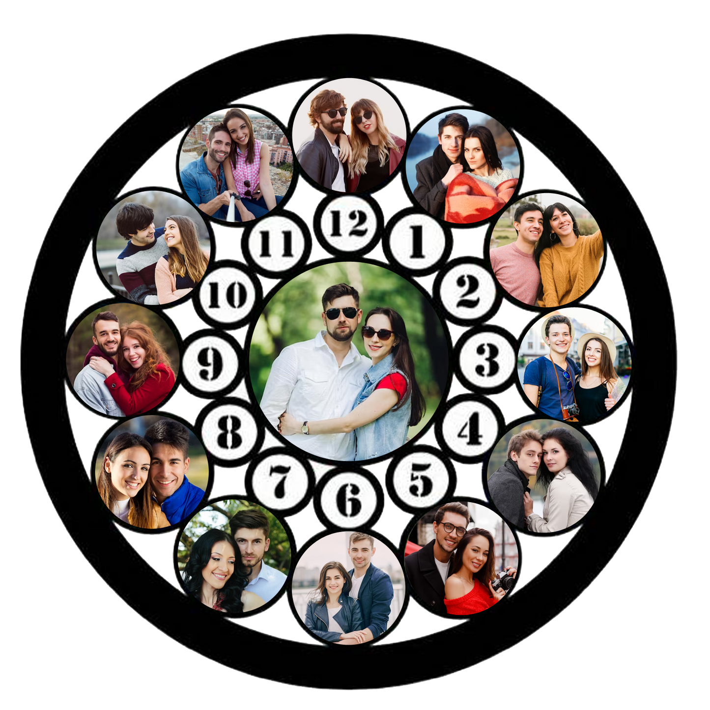 Clock Wall Frame | 16x16 inches | JS244