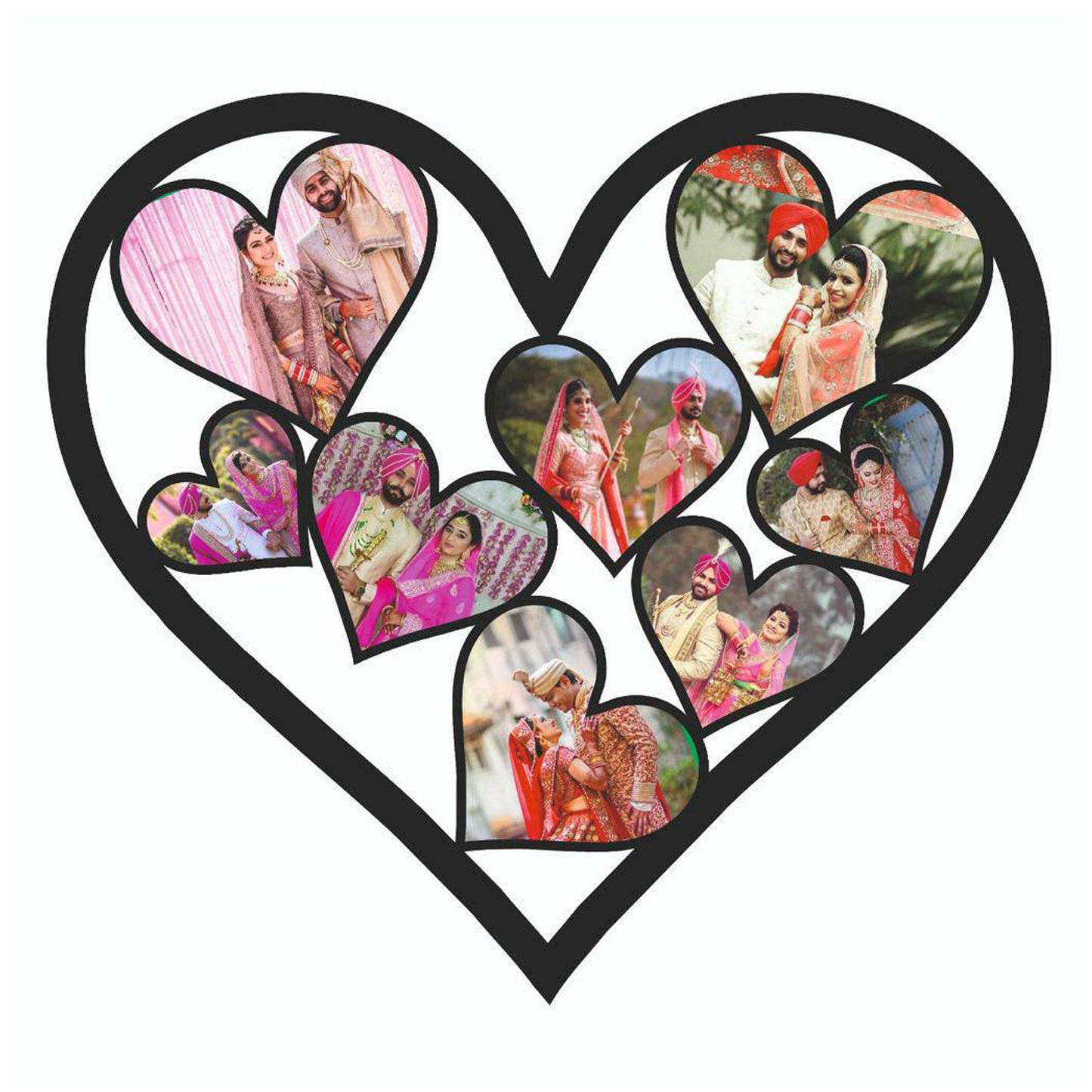 Heart Wall Frame | 16x16 inches | JS257