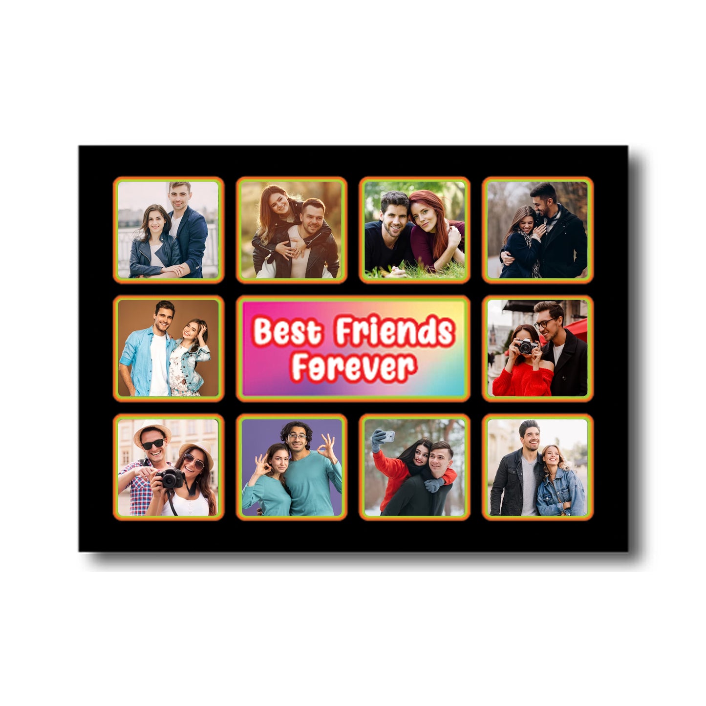 LED Backlight Best Friends Forever Frame | LB-10