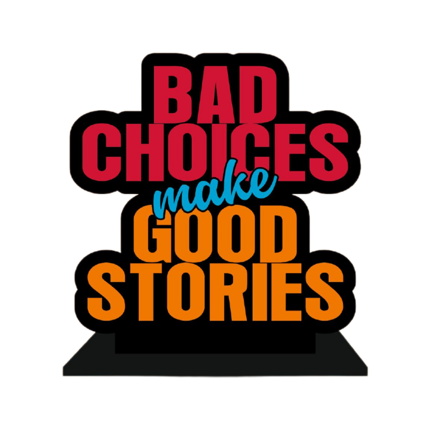 Motivational quote office desk frame | Good stories