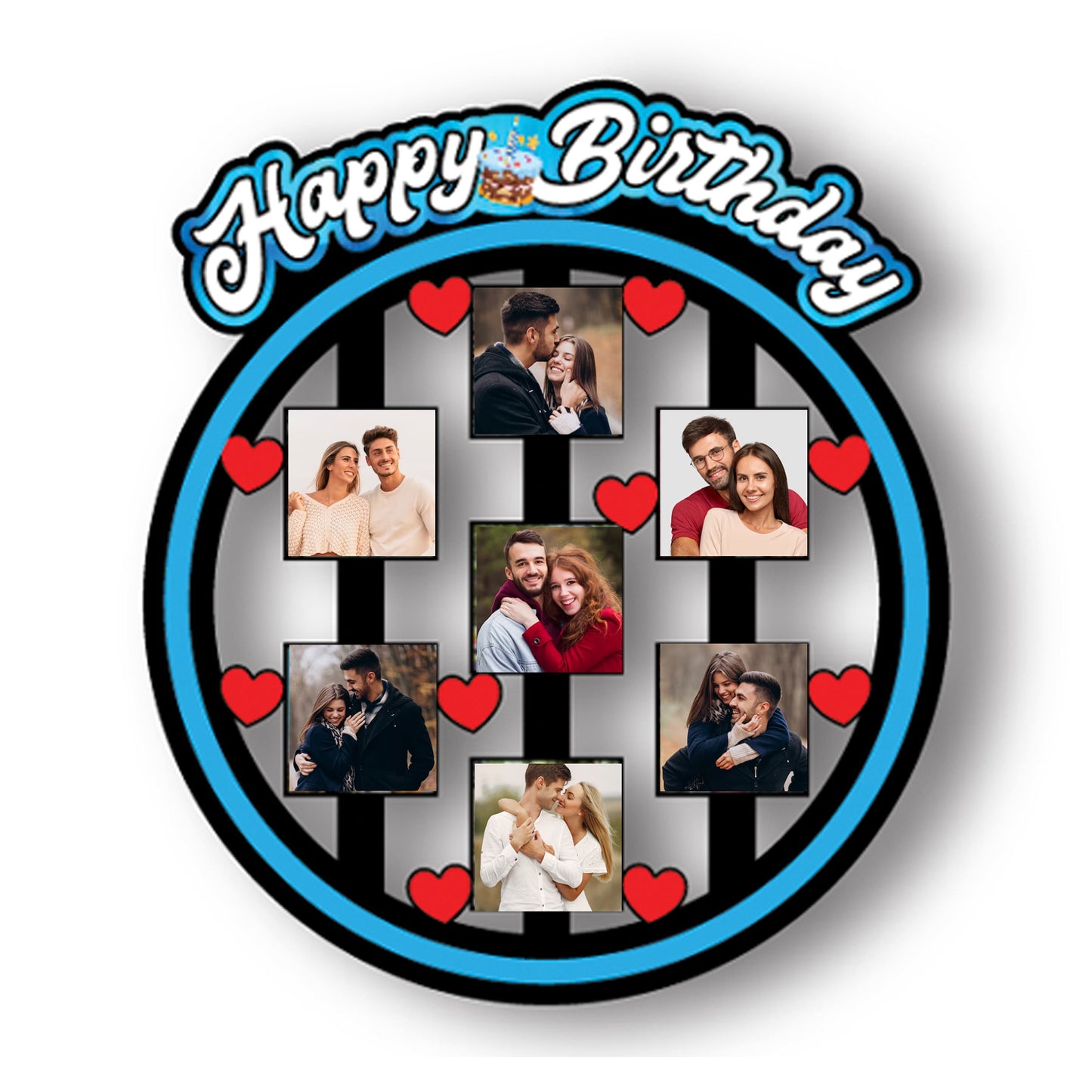 Birthday Neon Frame | 12 Inches