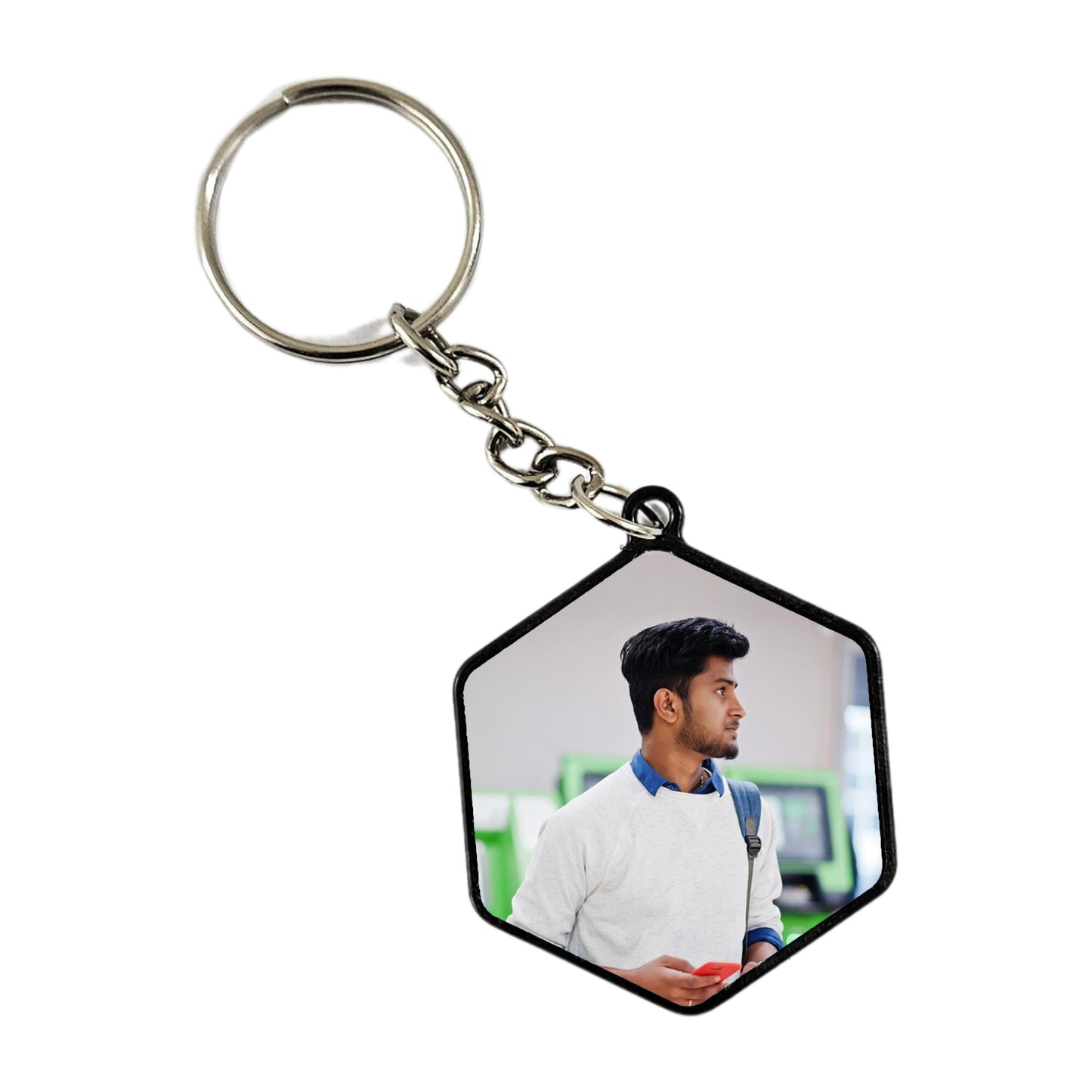 Customized Keychain | Hexogon
