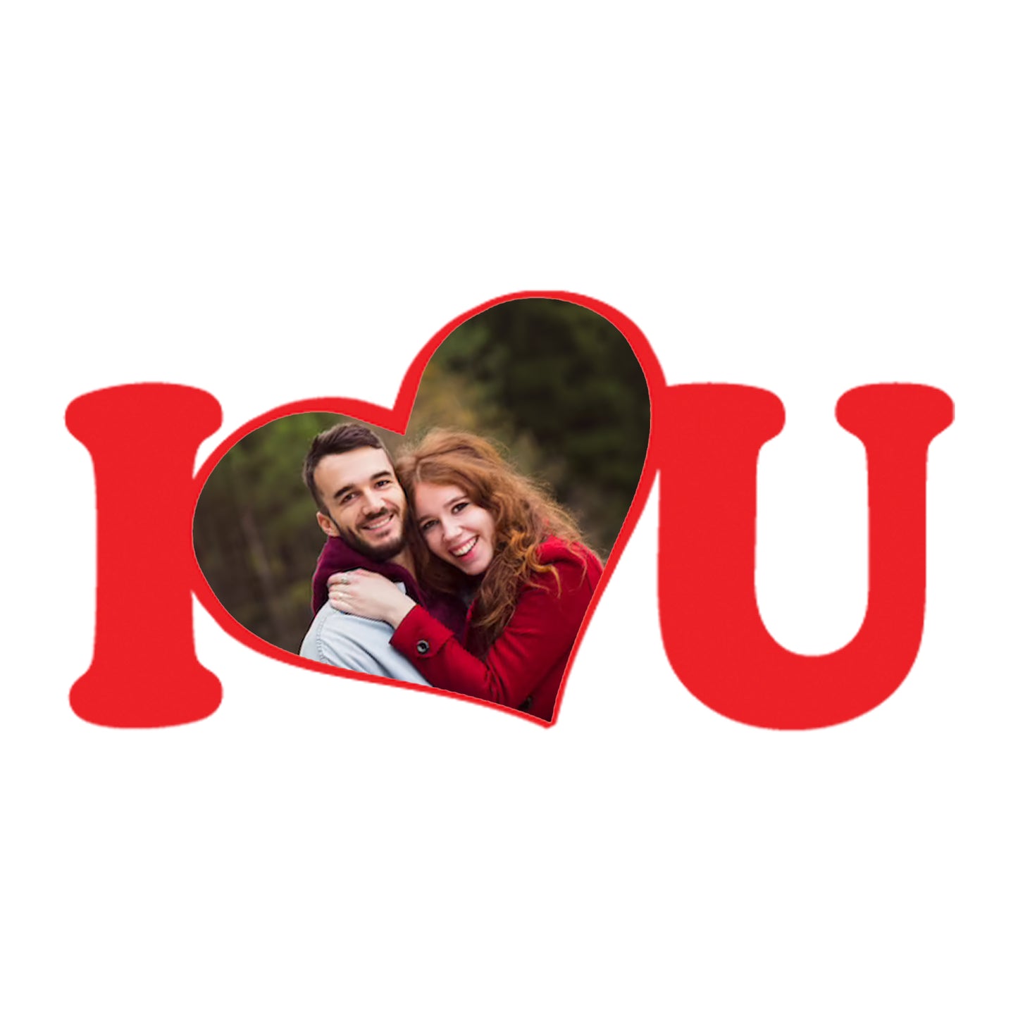 I love U Frame | 12x6 inches