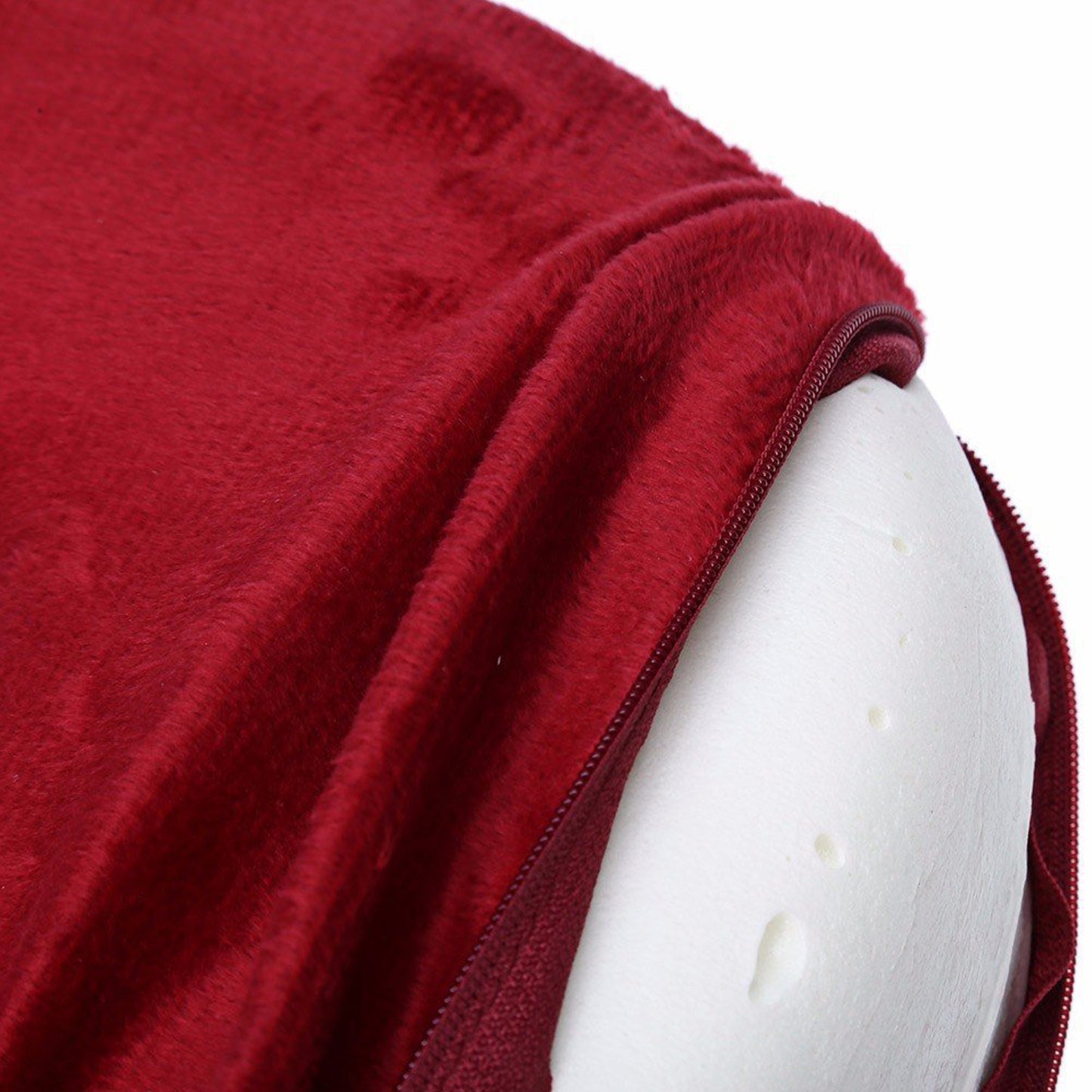 Travel Neck Pillow with name - Red