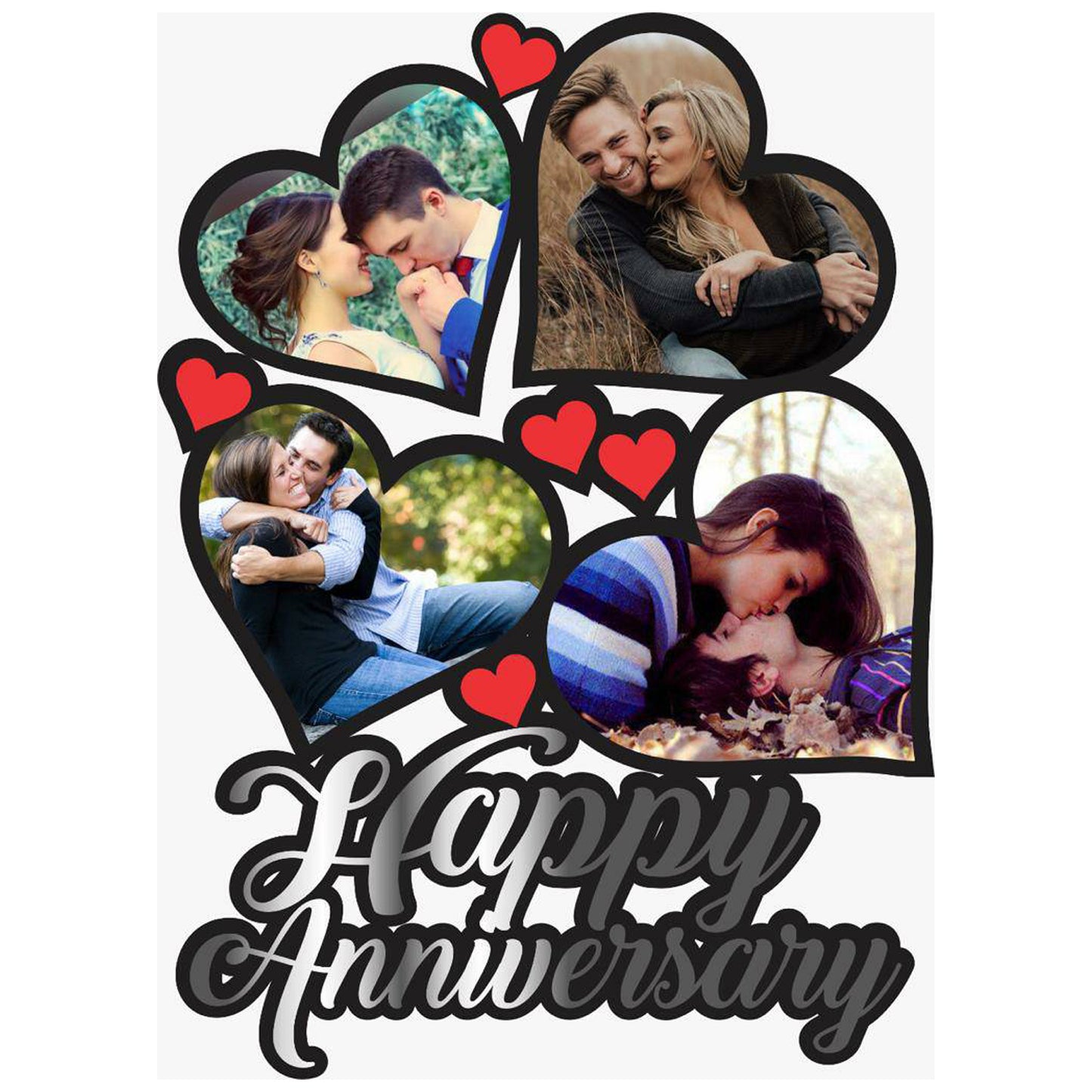 Happy Anniversary Wall Frame | 12x18 inches