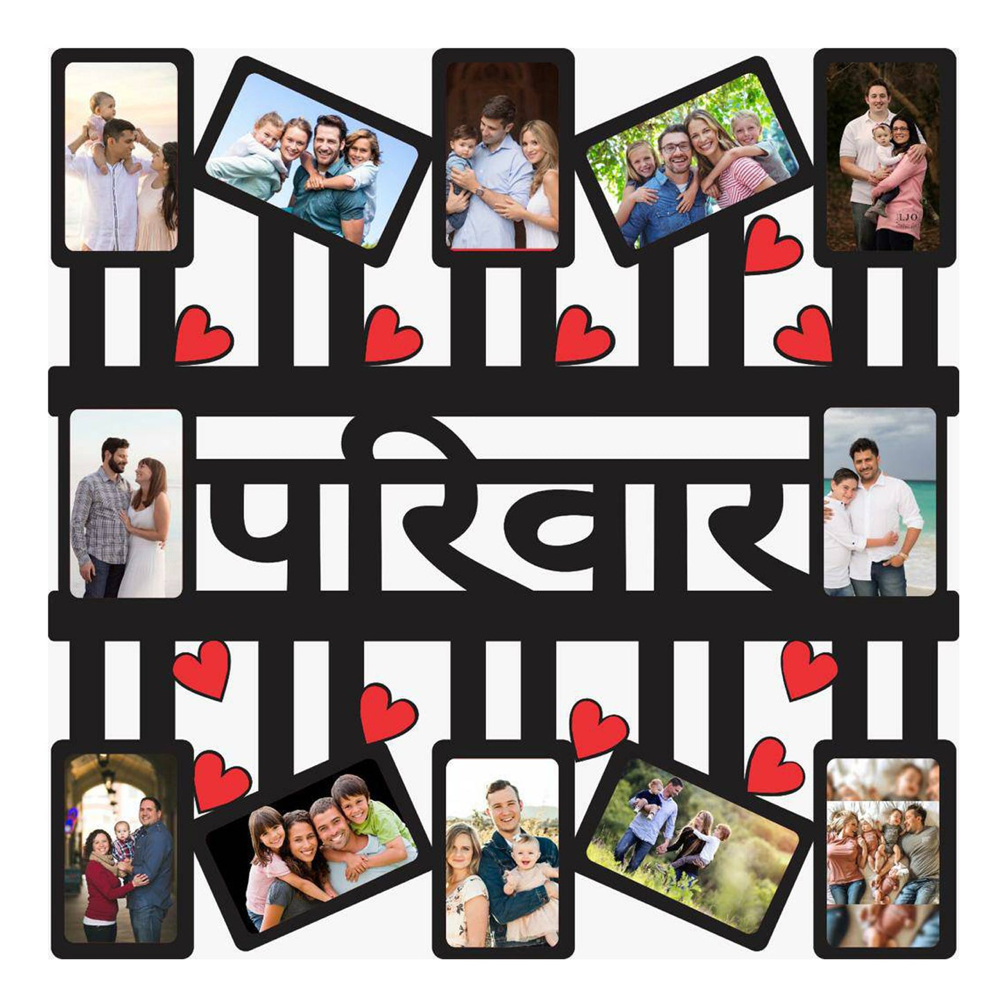 Pariwar Wall Frame | 16x16 inches