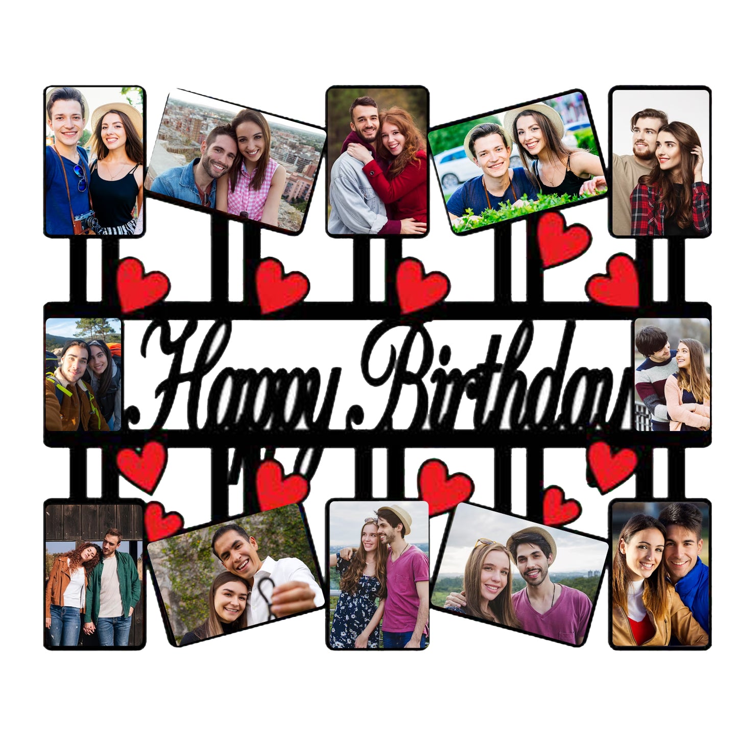 Happy Birthday Wall Frame | 16x16 inches