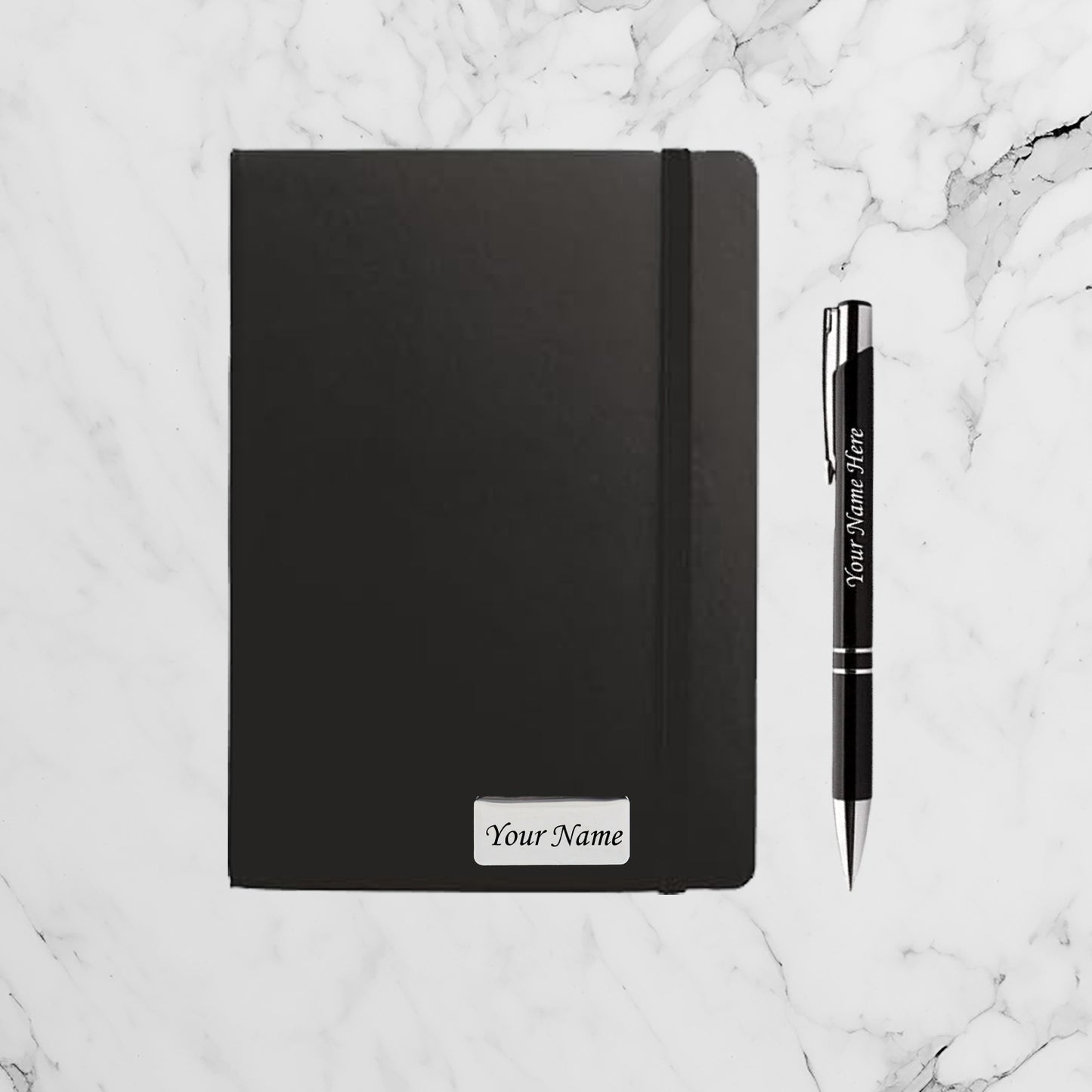 Personalized Diary & Pen set | Black