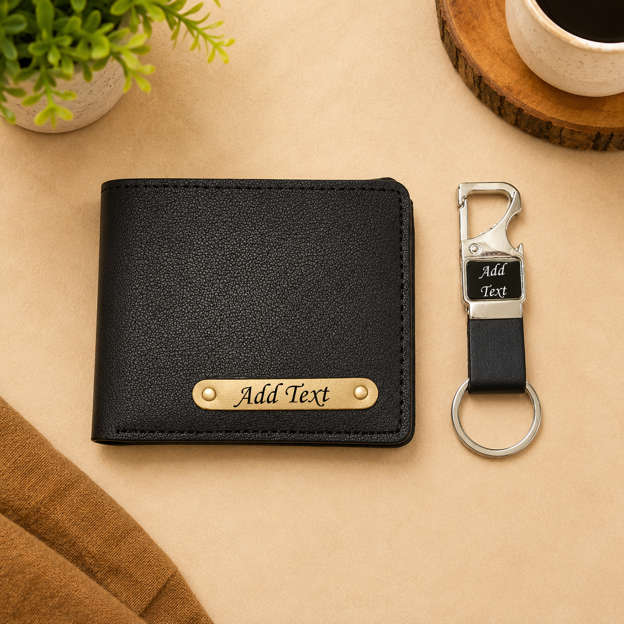 Personalized Black Wallet (Men's)