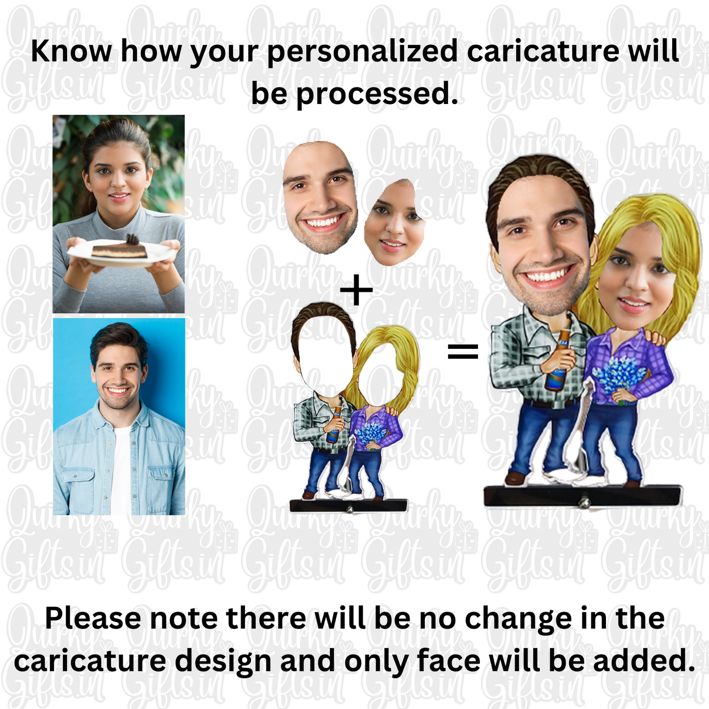 Modern Couple Caricature | AC11