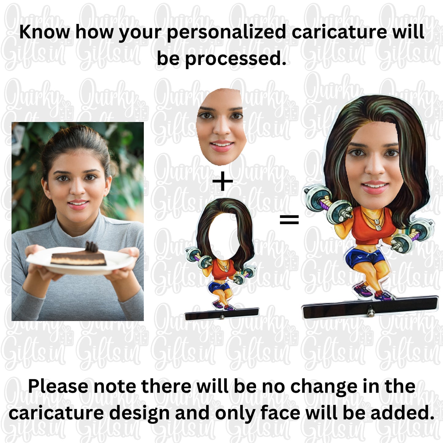 Gym Girl Caricature | AC33