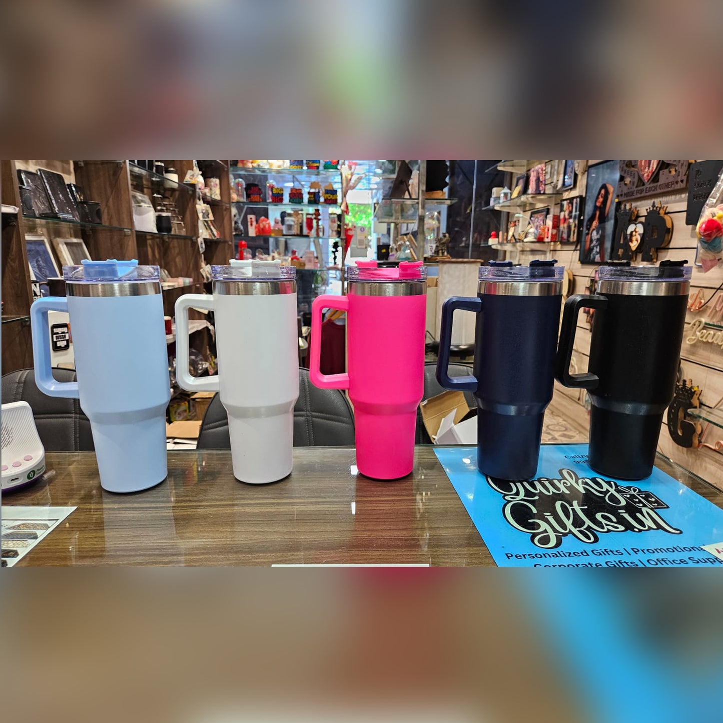 Personalized Stainless Steel with Handle