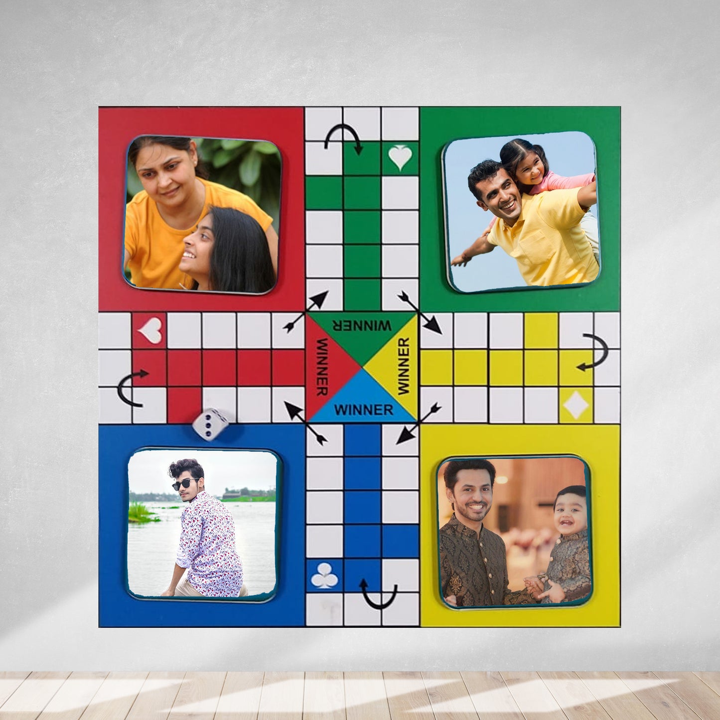 Ludo Photo Frame | 12x12 inches