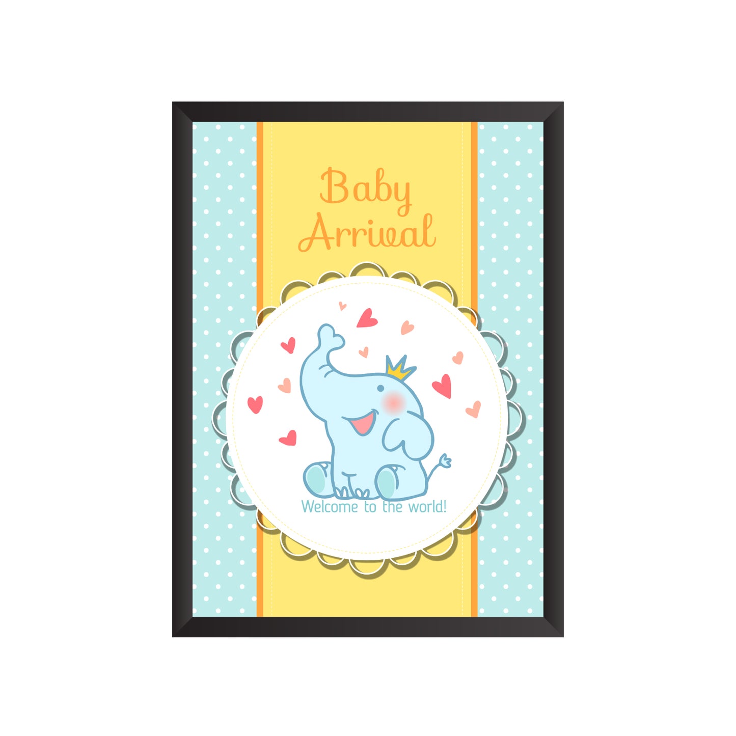 Baby Elephant Wall Frame