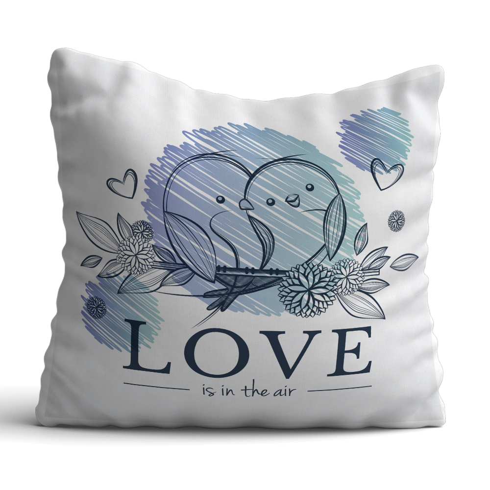 Cute Love is in the air 12x12 Cushion with filler