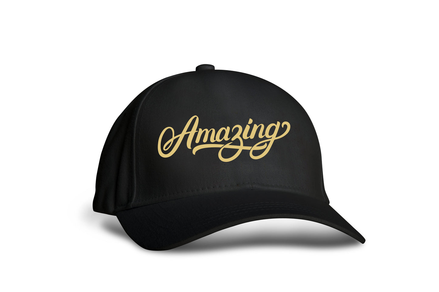 Amazing | Black Printed Cap