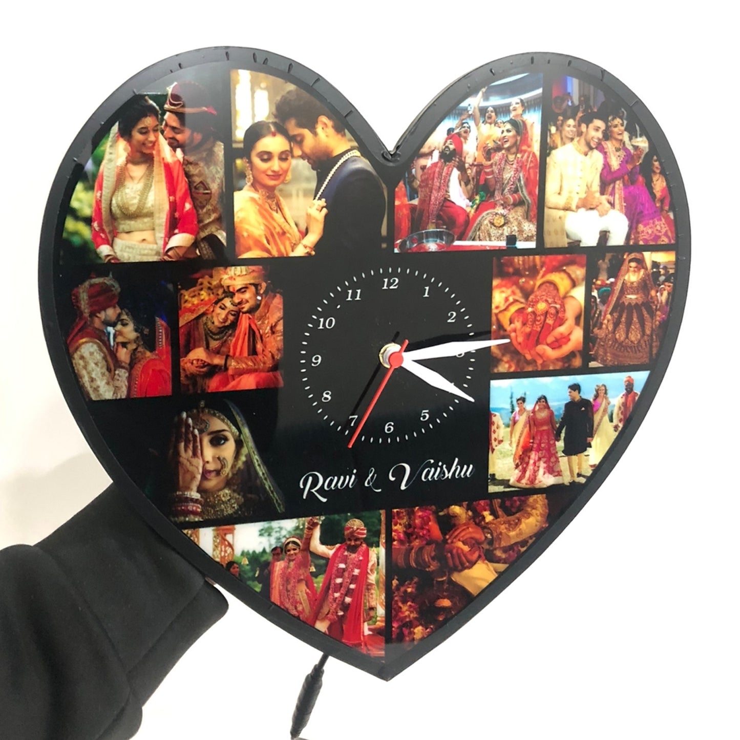 HD Acrylic LED Clock | HEART