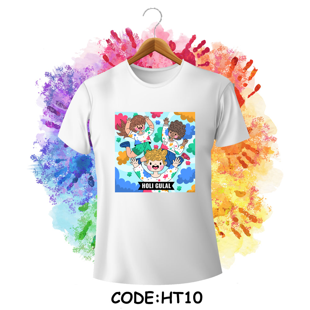 Holi T-shirt Design Code - HT10