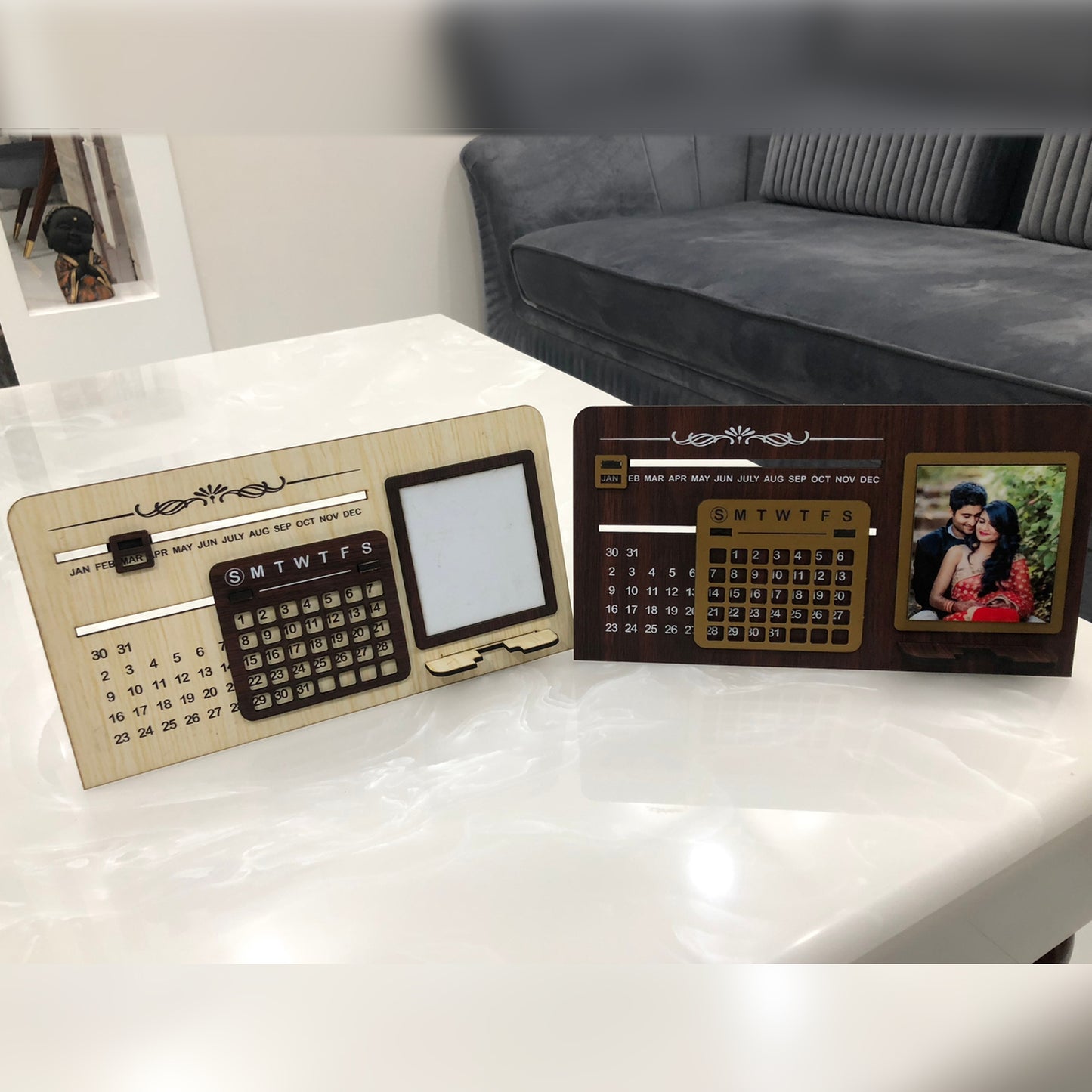 2 in 1 Calendar & Mobile stand frame