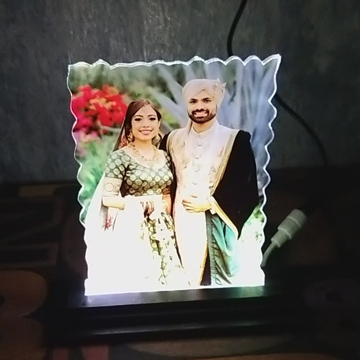 Personalized LED Acrylic Table Frame