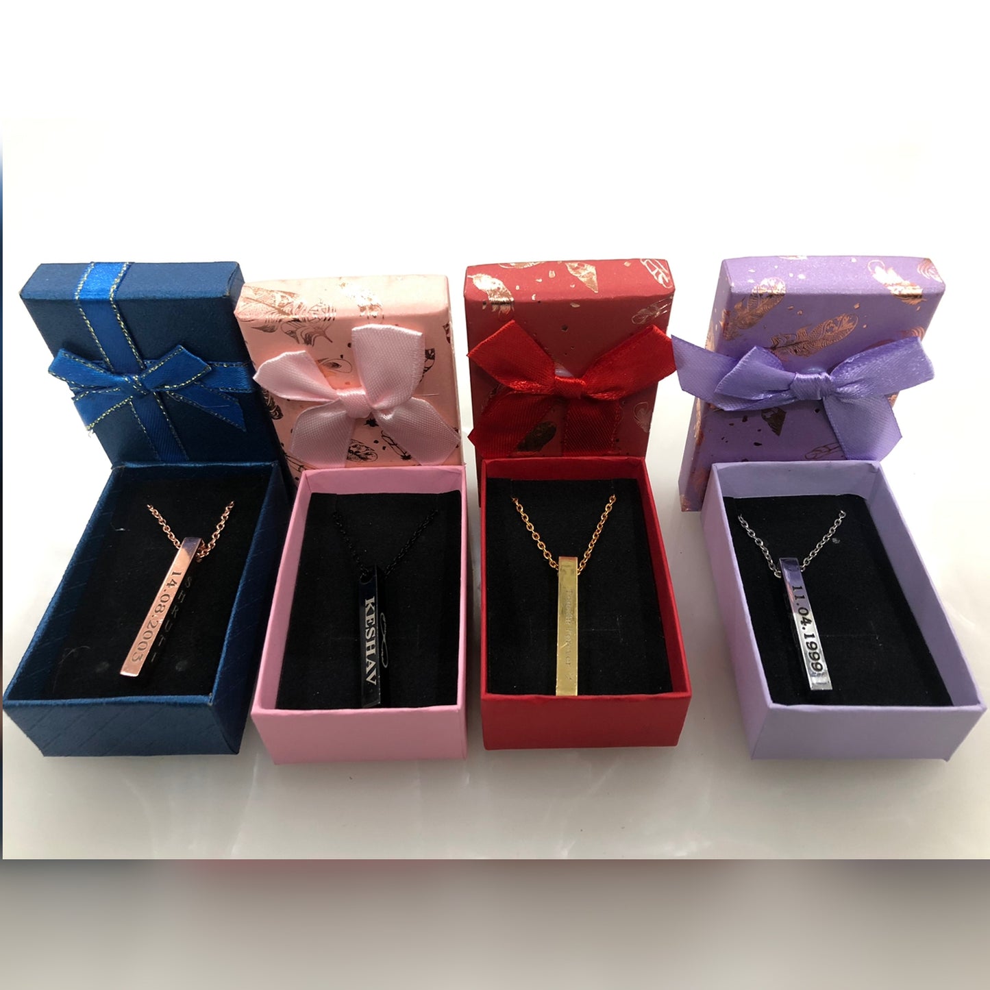 Customized Bar Pendant | Silver