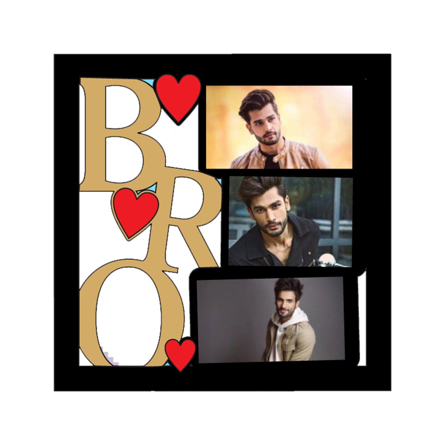 Bro Wooden Wall Frame