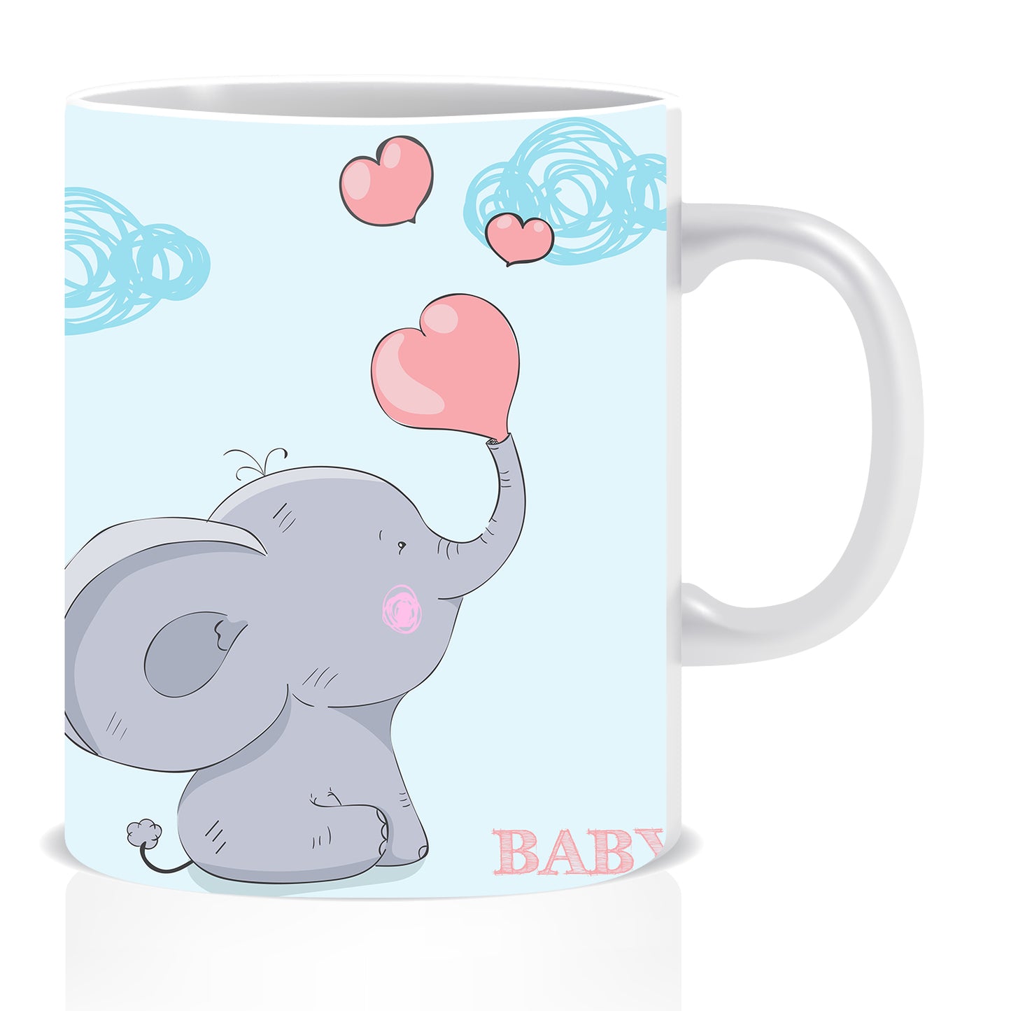 Printed Ceramic Coffee Mug -ED1379