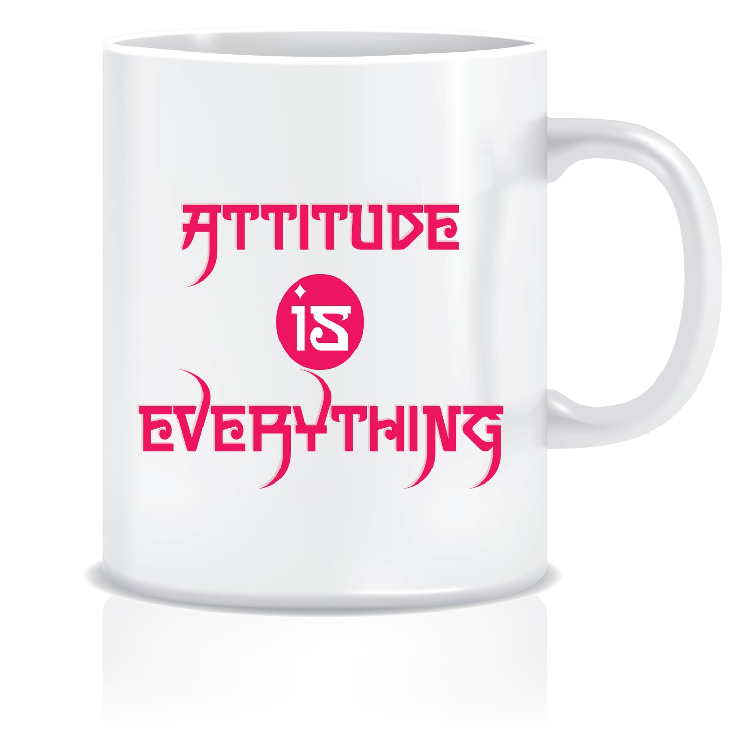 Attitude is Everything Printed Ceramic Coffee Mug