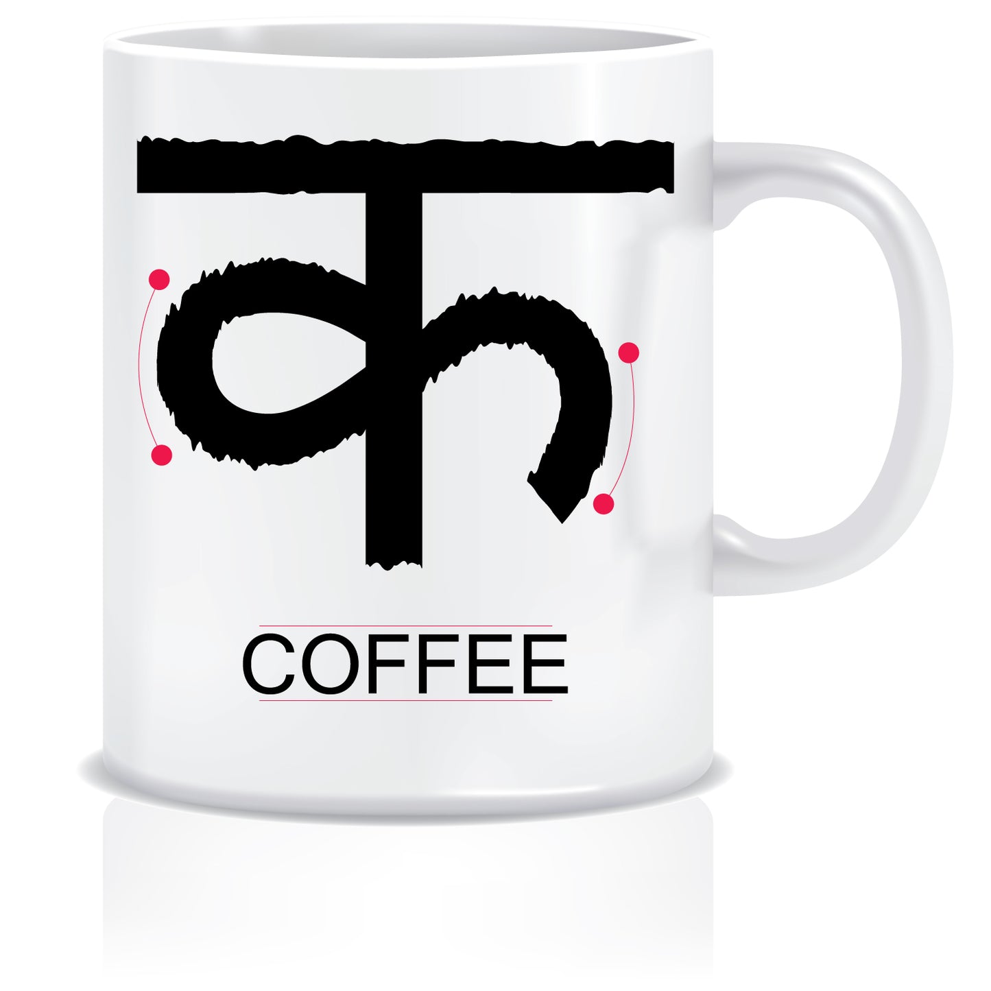 COFFEE Printed Ceramic Coffee Mug ED093