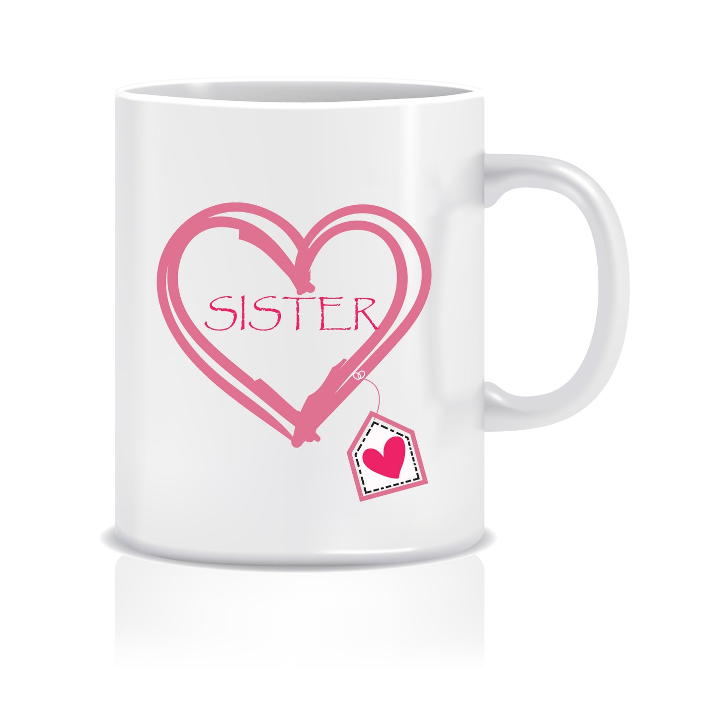 Love Sister Ceramic Coffee Mug ED055