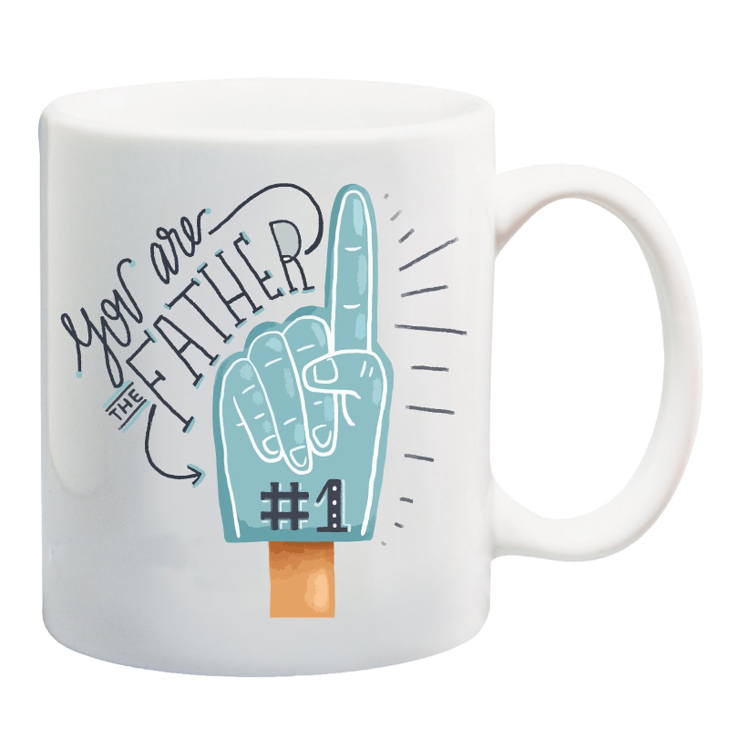 Father # 1 Ceramic Coffee Mug