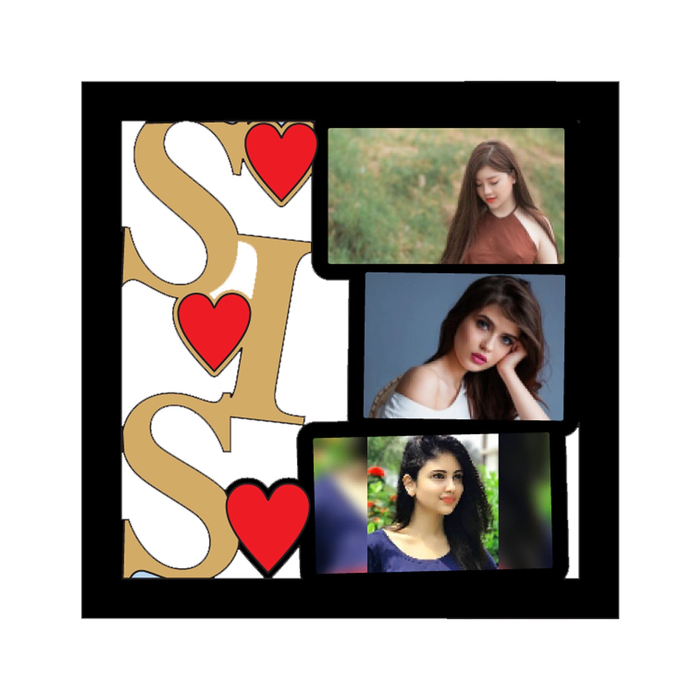 Sis Wooden Wall Frame