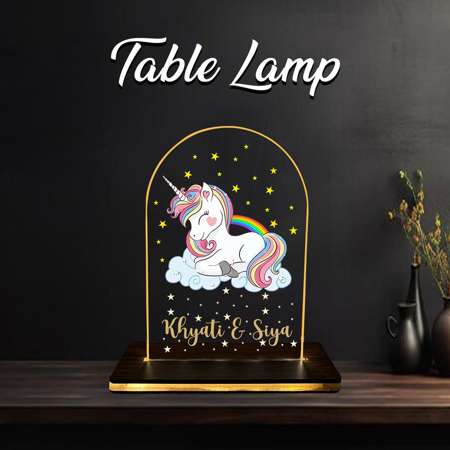 Landscape LED Acrylic Table Frame