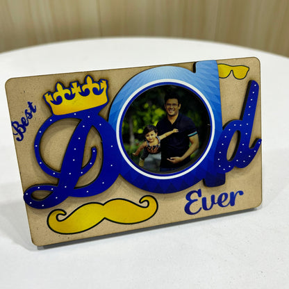 Best dad ever 2 in 1 Table Frame & Fridge Magnet