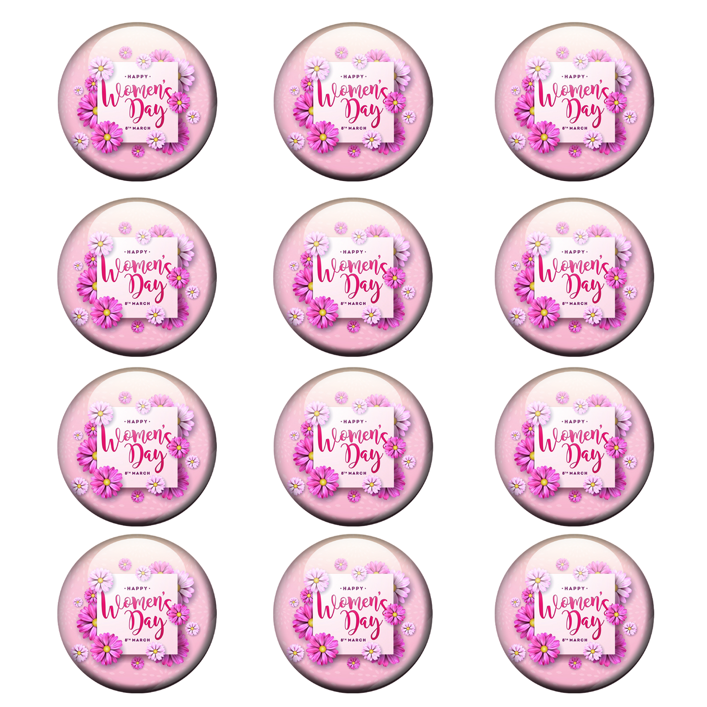 Women's day Badges