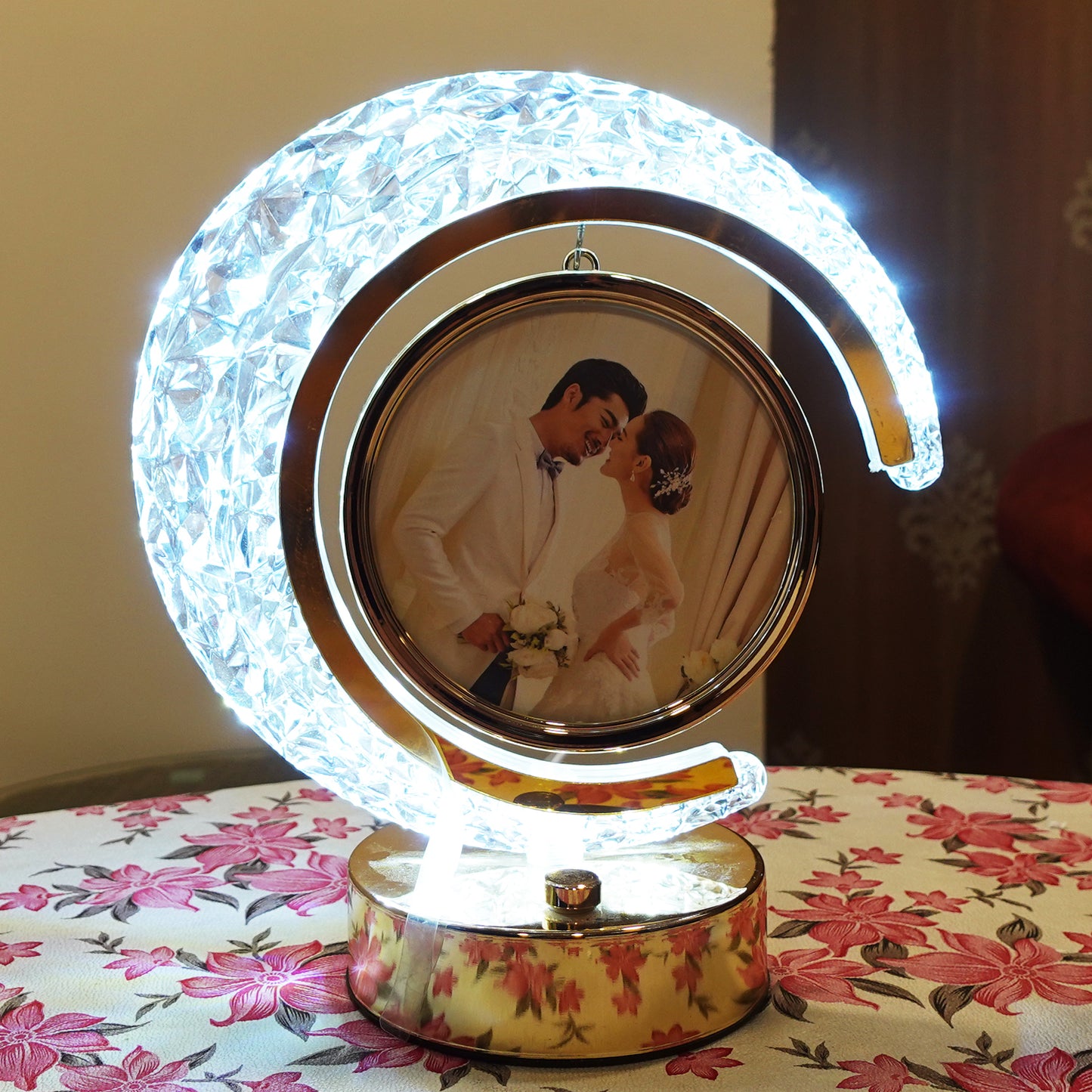 Crystal Moon Lamp