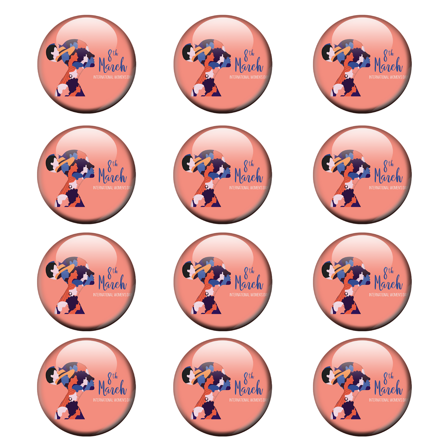 Women's day Badges