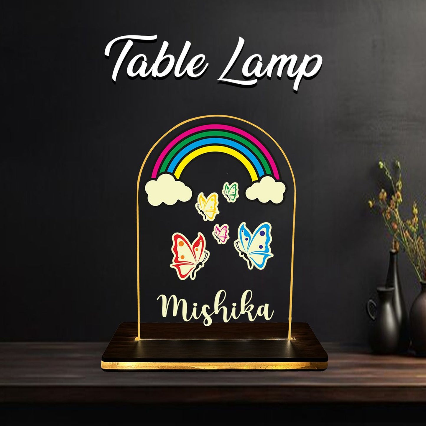 Landscape LED Acrylic Table Frame